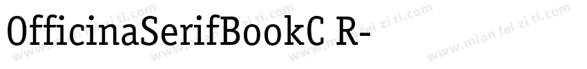 OfficinaSerifBookC R字体转换